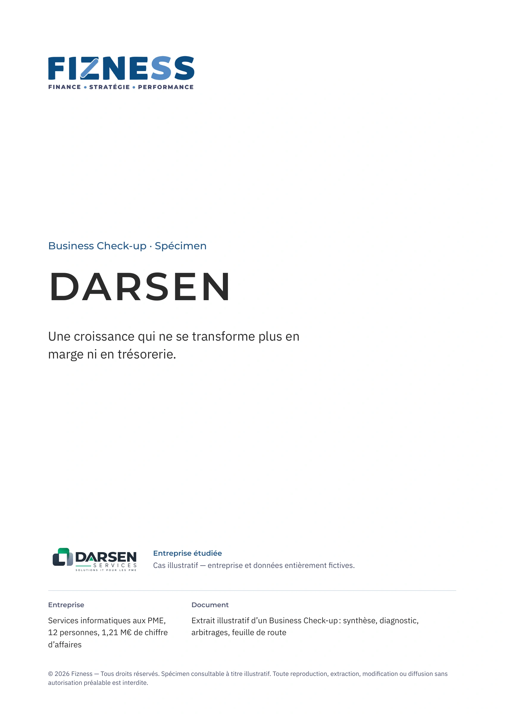 Page 1 sur 8 — Couverture du spécimen